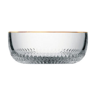 Saint Louis Crystal Apollo Gold Rim Bowl | Kneen & Co