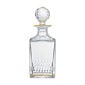 Saint Louis Crystal Apollo Gold Rim Decanter | Kneen & Co