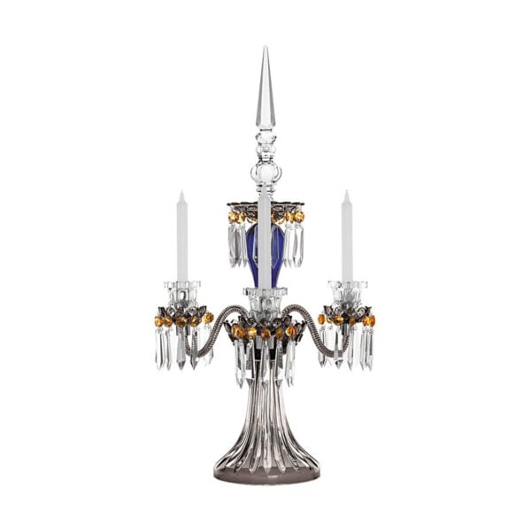 SAINTLOUIS-Arlequin-3R0325060-1-1200x1200-100KB Saint-Louis Crystal Arlequin Three-Light Electric Candelabra Dark Blue and Black | Kneen & Co
