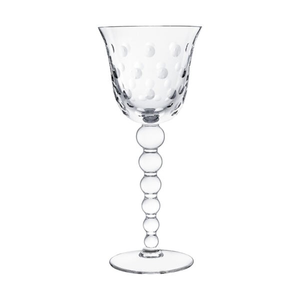 SAINTLOUIS-Bubbles-17700100-American water glass #1-Front-1200x1200-100KB Saint Louis Crystal Bubbles American Water Glass No. 1 | Kneen & Co