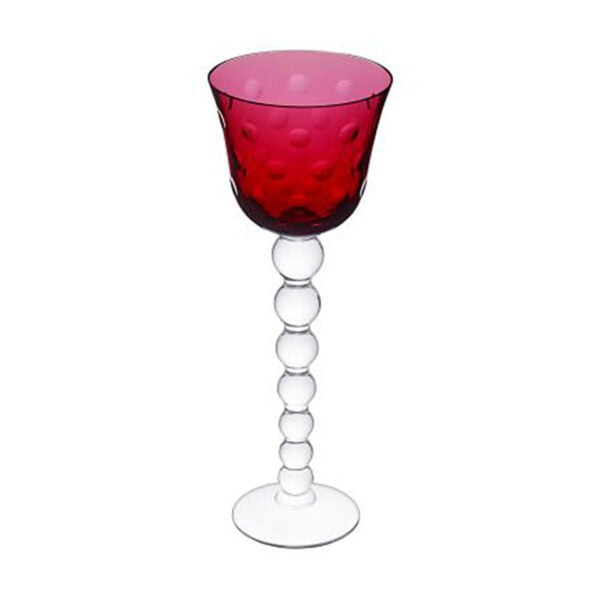 SAINTLOUIS-Bubbles-17702021-3-1200x1200-100KB Saint Louis Crystal Bubbles Red Colored Hock | Kneen & Co