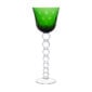 Saint Louis Crystal Bubbles Green Colored Hock | Kneen & Co