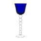 Saint Louis Crystal Bubbles Dark Blue Colored Hock | Kneen & Co