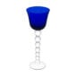 Saint Louis Crystal Bubbles Dark Blue Colored Hock | Kneen & Co