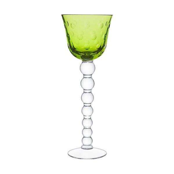 SAINTLOUIS-Bubbles-17702025-2-1200x1200-100KB Saint Louis Crystal Bubbles Chartreuse Colored Hock | Kneen & Co