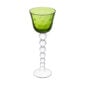 Saint Louis Crystal Bubbles Chartreuse Colored Hock | Kneen & Co