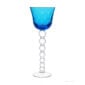 Saint Louis Crystal Bubbles Sky Blue Colored Hock | Kneen & Co