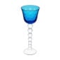 Saint Louis Crystal Bubbles Sky Blue Colored Hock | Kneen & Co
