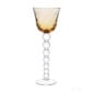 Saint Louis Crystal Bubbles Amber Colored Hock | Kneen & Co