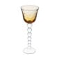 Saint Louis Crystal Bubbles Amber Colored Hock | Kneen & Co