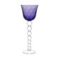 Saint Louis Crystal Bubbles Purple Colored Hock | Kneen & Co