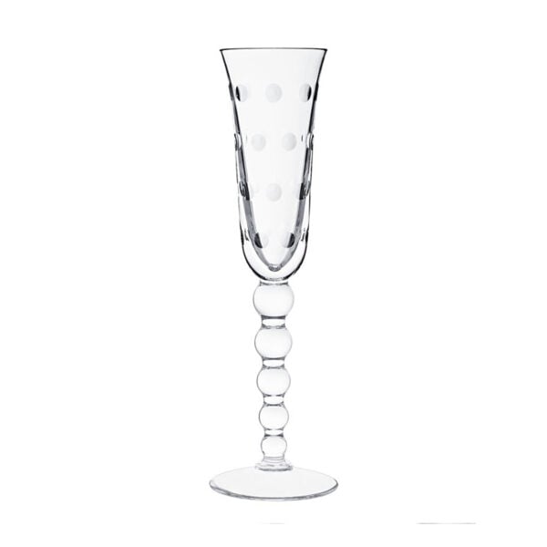 Saint Louis Crystal Bubbles Champagne Flute | Kneen & Co
