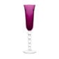 Saint Louis Crystal Bubbles Amethyst Colored Champagne Flute | Kneen & Co