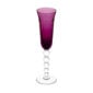 Saint Louis Crystal Bubbles Amethyst Colored Champagne Flute | Kneen & Co
