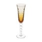 Saint Louis Crystal Bubbles Amber Colored Champagne Flute | Kneen & Co