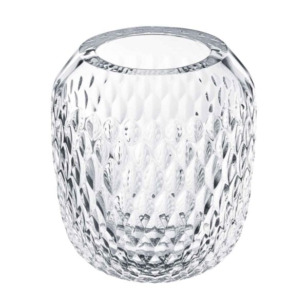 SAINTLOUIS-FoliaOther-15048200-Smallvase-divingview-1200x1200-100KB Saint-Louis Crystal Folia Small Clear Vase | Kneen & Co