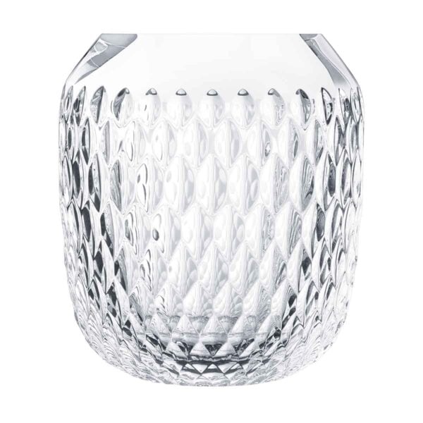 SAINTLOUIS-FoliaOther-15048200-Smallvase-front-1200x1200-100KB Saint-Louis Crystal Folia Small Clear Vase | Kneen & Co
