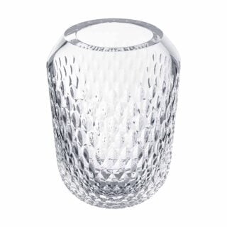 Saint-Louis Crystal Folia Large Clear Vase | Kneen & Co