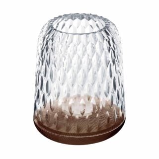 Saint-Louis Crystal Folia Large Hurricane | Kneen & Co