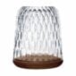 Saint-Louis Crystal Folia Large Hurricane | Kneen & Co