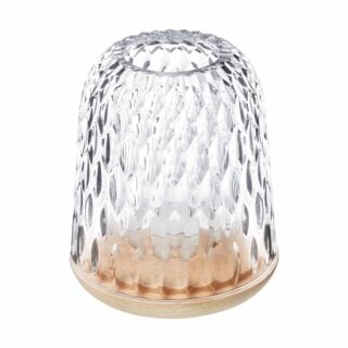 Saint-Louis Crystal Folia Small Hurricane | Kneen & Co