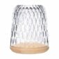 Saint-Louis Crystal Folia Large Hurricane | Kneen & Co