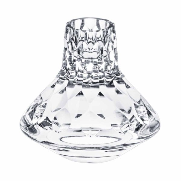 SAINTLOUIS-FoliaOther-15074000-Smallcandlestick-divingview-1200x1200-100KB Saint-Louis Crystal Folia Small Candlestick | Kneen & Co