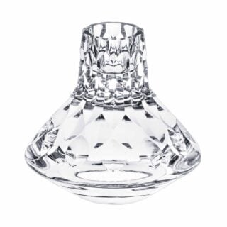 Saint-Louis Crystal Folia Small Candlestick | Kneen & Co
