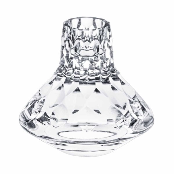 Saint-Louis Crystal Folia Small Candlestick | Kneen & Co