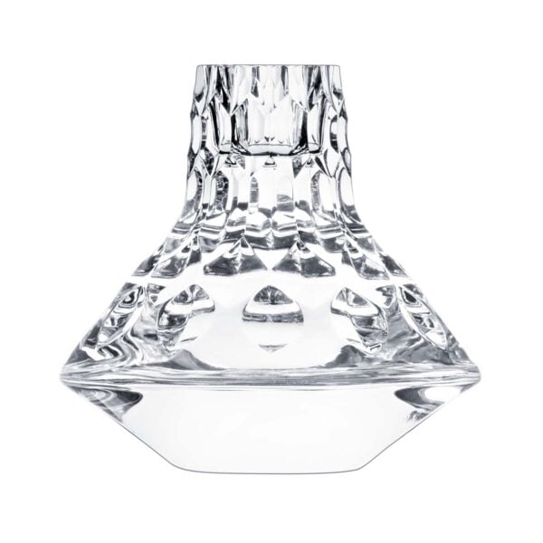 SAINTLOUIS-FoliaOther-15074000-Smallcandlestick-front-1200x1200-100KB Saint-Louis Crystal Folia Small Candlestick | Kneen & Co