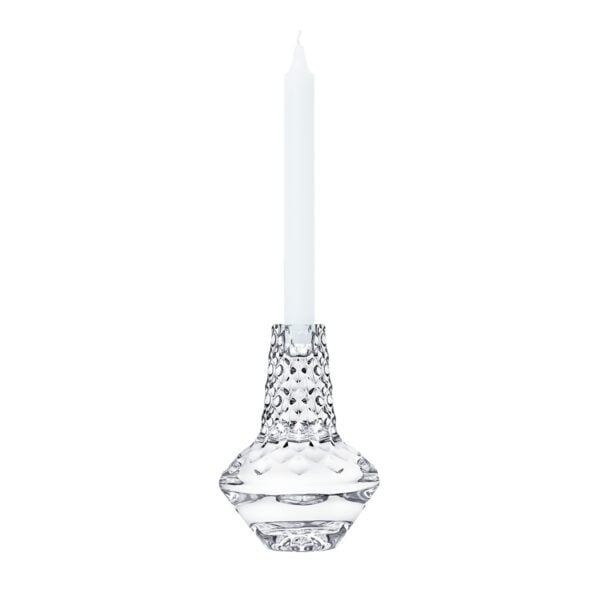 Saint-Louis Crystal Folia Large Candlestick | Kneen & Co