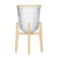 Saint-Louis Crystal Folia Side Table | Kneen & Co