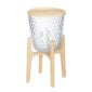 Saint-Louis Crystal Folia Side Table | Kneen & Co