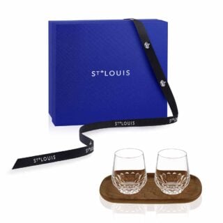 Saint-Louis Crystal Folia Lungo Tumbler Gift Set | Kneen & Co