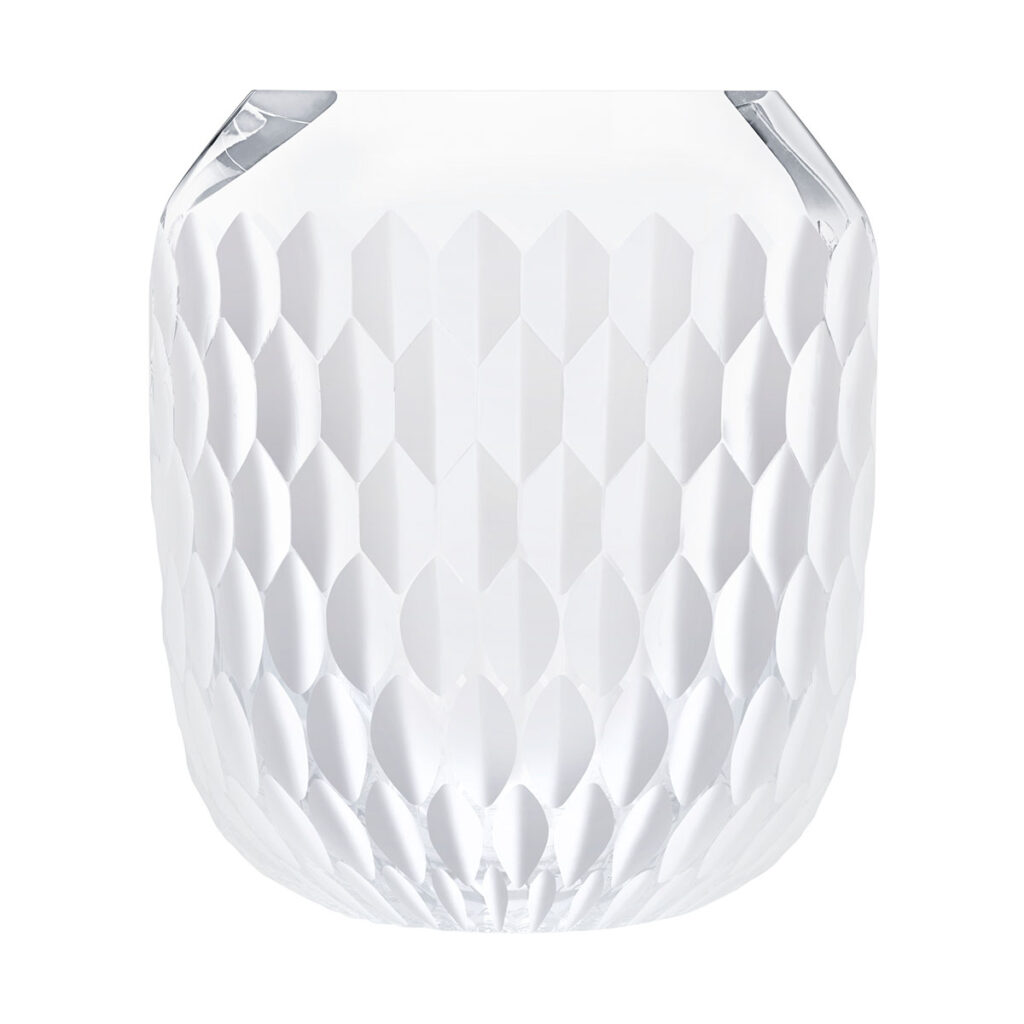 Saint-Louis Folia Small Satin Vase | Kneen & Co
