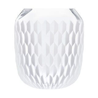 Saint-Louis Crystal Folia Small Satin Vase | Kneen & Co