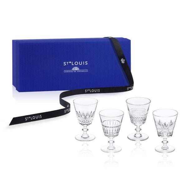 SAINTLOUIS-GalerieRoyale-62057100-Coffret-4-verres-Galerie-des-Reines-RVB-1200x1200-100KB Saint-Louis Crystal Galerie Royale Water Glasses Gift Set | Kneen & Co