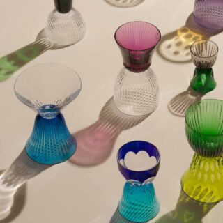 Saint-Louis Crystal Les Endiablés Glasses with shadows | Kneen & Co
