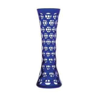 Saint-Louis Crystal Bagatelle Dark Blue Vase | Kneen & Co