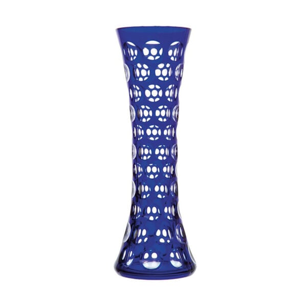 Saint-Louis Crystal Bagatelle Dark Blue Vase | Kneen & Co