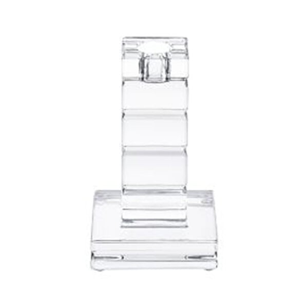 SAINTLOUIS-Oxymore-43006600-adiante-bougeoirpm-divingview-1200x1200-100KB Saint-Louis Crystal Oxymore Adiante Small Square Candlestick | Kneen & Co