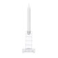 Saint-Louis Crystal Oxymore Adiante Small Square Candlestick | Kneen & Co