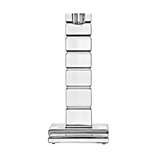 Saint-Louis Crystal Oxymore Adiante Large Square Candlestick | Kneen & Co