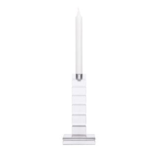 Saint-Louis Crystal Oxymore Adiante Large Square Candlestick | Kneen & Co