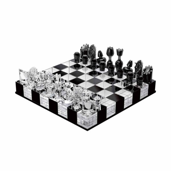 SAINTLOUIS-PRESTIGE CHESS SET-49014500-PermanentPrestigeFlannel-GreyChessSet-Diving-1200x1200-100KB Saint-Louis Crystal Jeu Prestige Chess Set | Kneen & Co