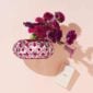 Saint-Louis Crystal Patrimoine Diamantissime Amethyst Vase with flowers | Kneen & Co