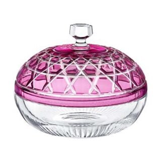 Saint-Louis Crystal Royal Small Box Amethyst | Kneen & Co
