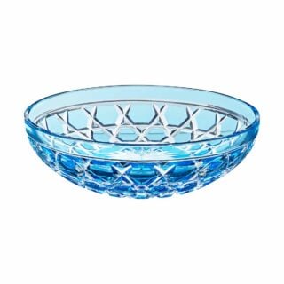 Saint-Louis Crystal Royal Sky Blue Cup | Kneen & Co