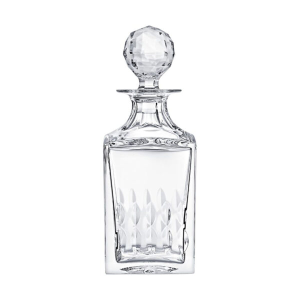 SAINTLOUIS-Stella-18620000-squaredecanter-front-1200x1200-100KB Saint-Louis Crystal Stella Square Decanter | Kneen & Co