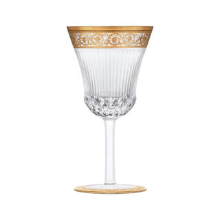 Saint-Louis Crystal Thistle Gold American Water Glass No. 1 | Kneen & Co